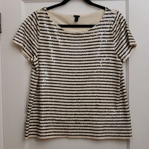 J. Crew Sequin Top